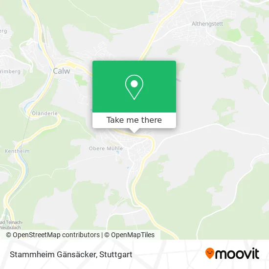 Карта Stammheim Gänsäcker