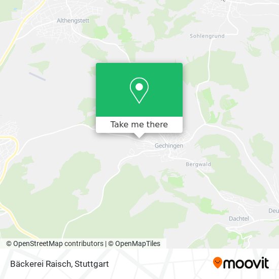 Bäckerei Raisch map