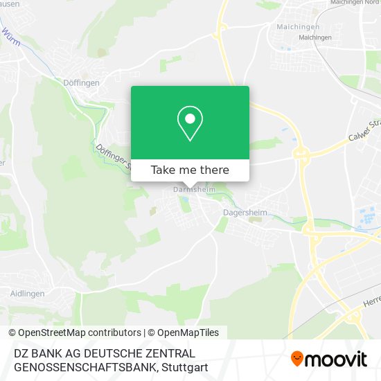DZ BANK AG DEUTSCHE ZENTRAL GENOSSENSCHAFTSBANK map