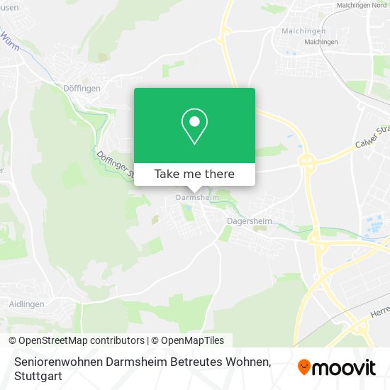 Seniorenwohnen Darmsheim Betreutes Wohnen map