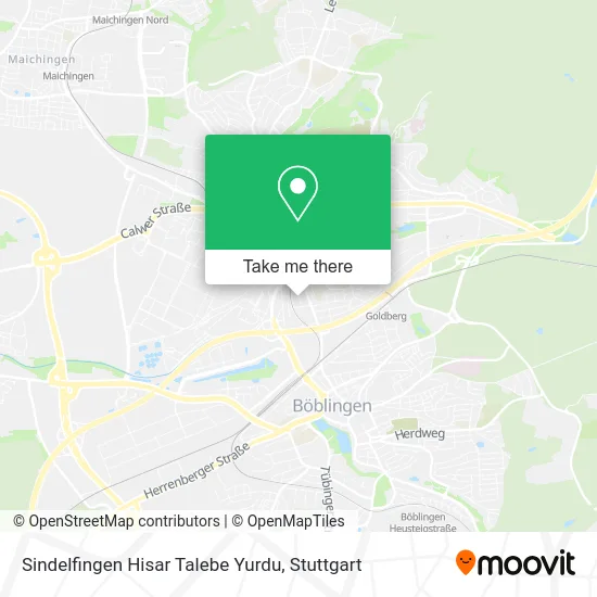 Карта Sindelfingen Hisar Talebe Yurdu