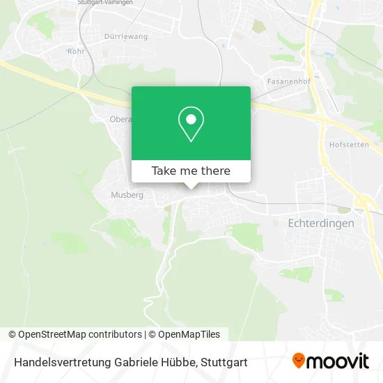 Карта Handelsvertretung Gabriele Hübbe