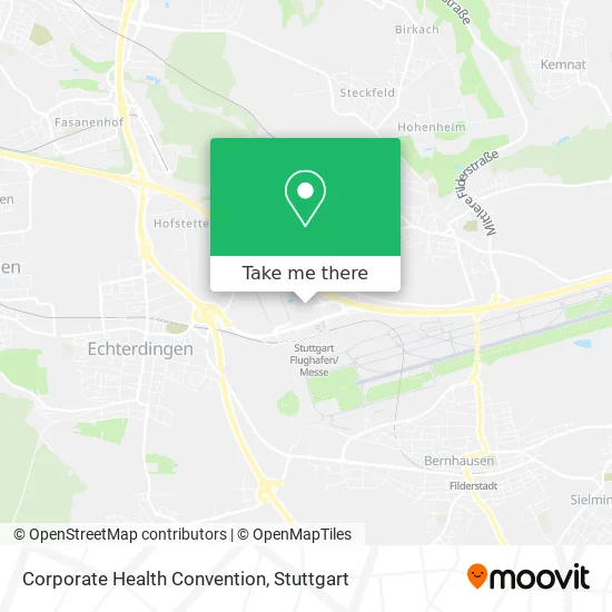 Карта Corporate Health Convention