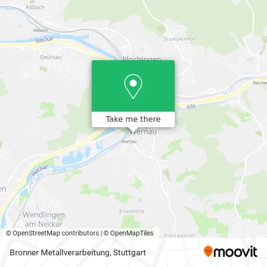 Карта Bronner Metallverarbeitung