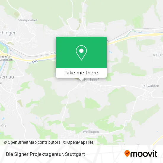 Карта Die Signer Projektagentur