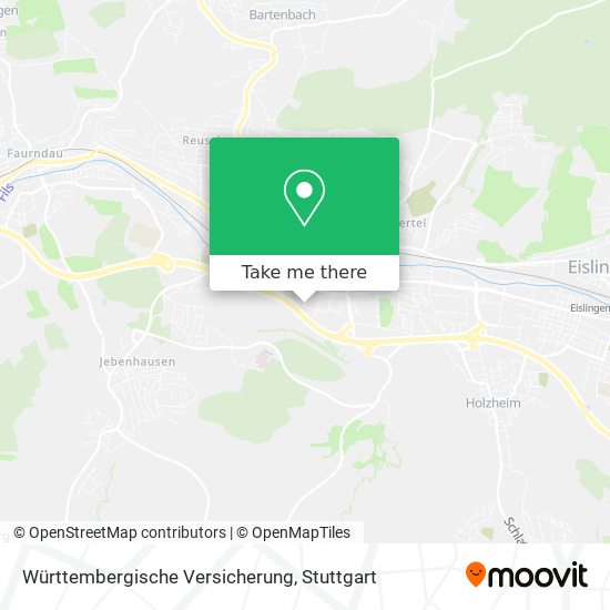 Württembergische Versicherung map