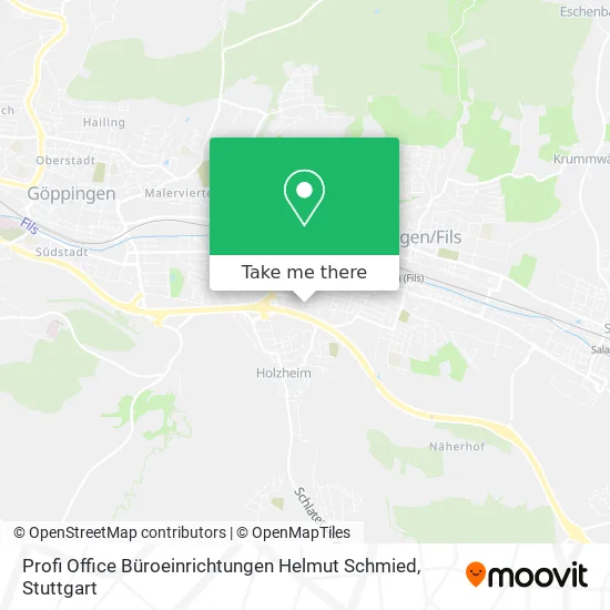 Карта Profi Office Büroeinrichtungen Helmut Schmied