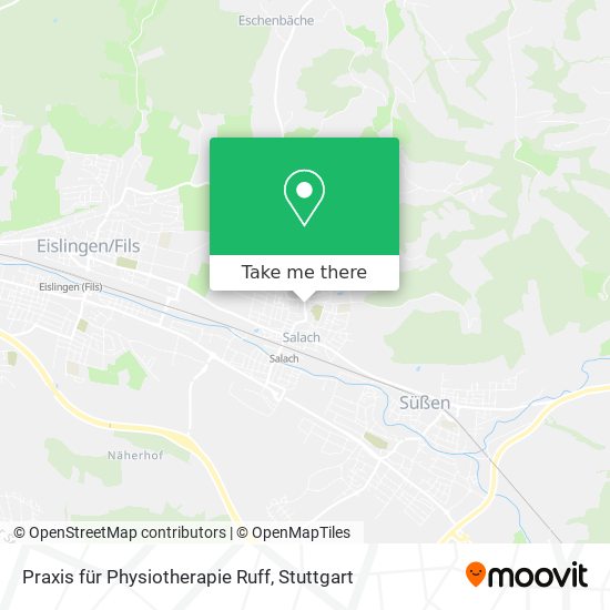 Praxis für Physiotherapie Ruff map