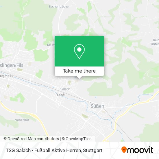 TSG Salach - Fußball Aktive Herren map