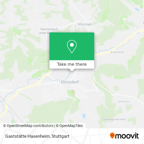 Карта Gaststätte Hasenheim