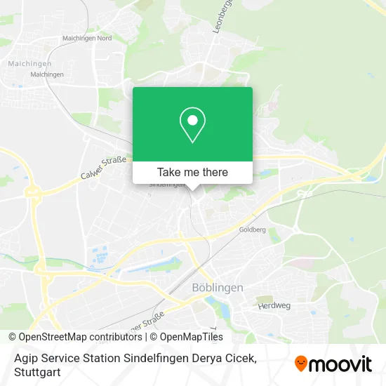 Карта Agip Service Station Sindelfingen Derya Cicek