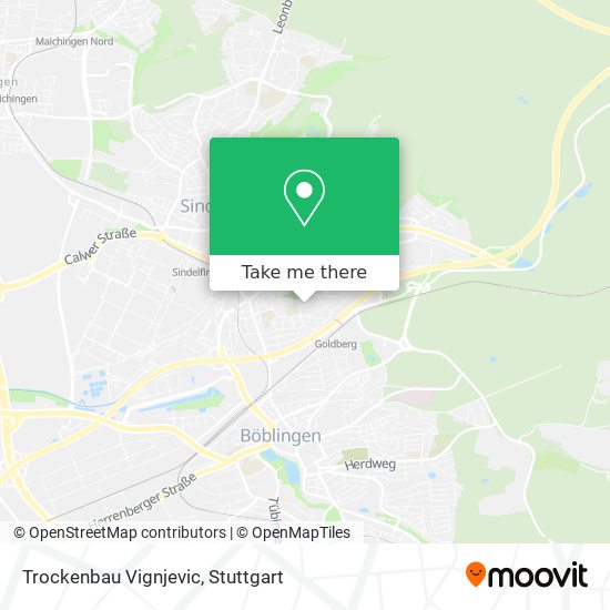 Trockenbau Vignjevic map