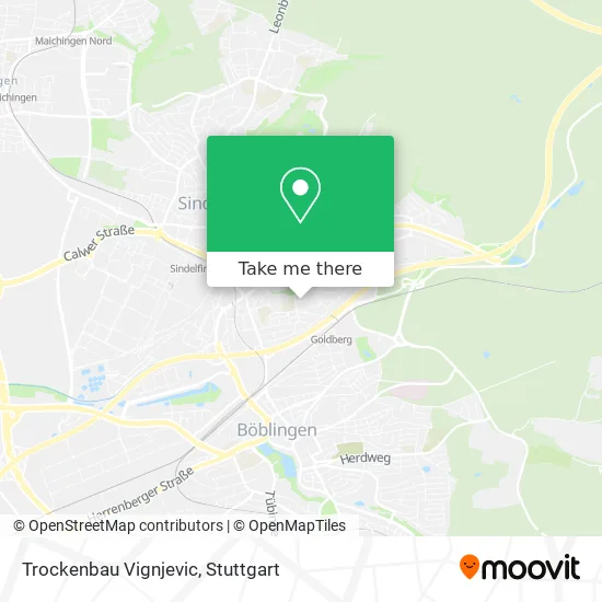 Карта Trockenbau Vignjevic