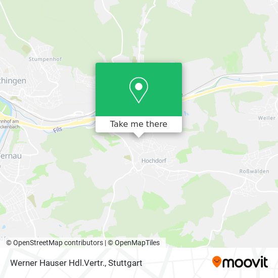 Werner Hauser Hdl.Vertr. map