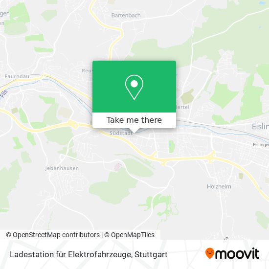 Ladestation für Elektrofahrzeuge map