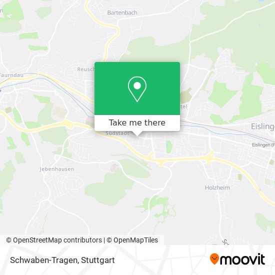 Schwaben-Tragen map