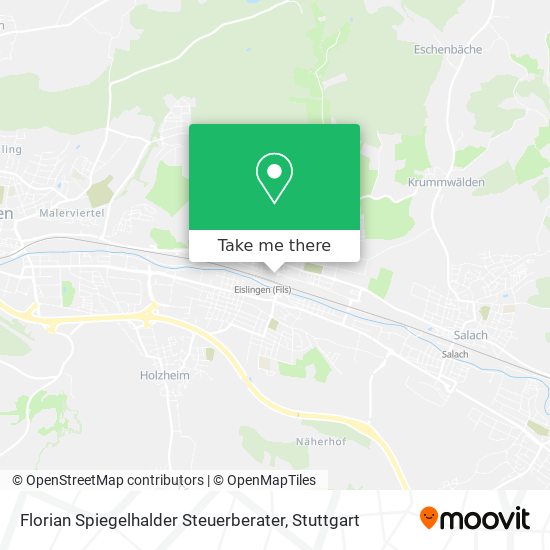 Florian Spiegelhalder Steuerberater map