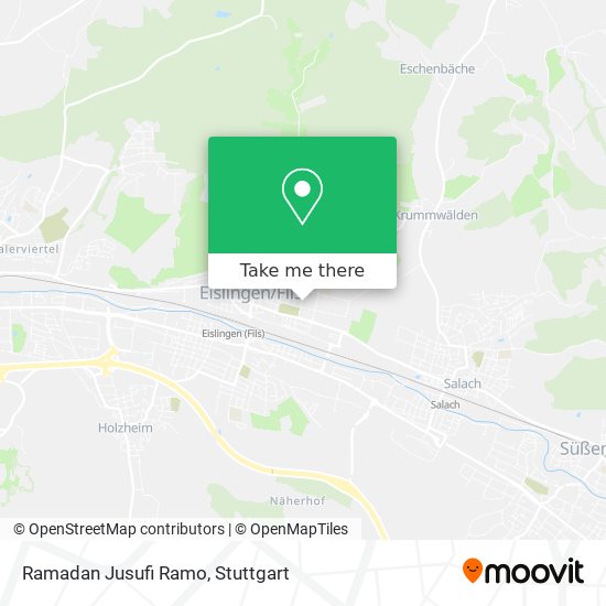Ramadan Jusufi Ramo map
