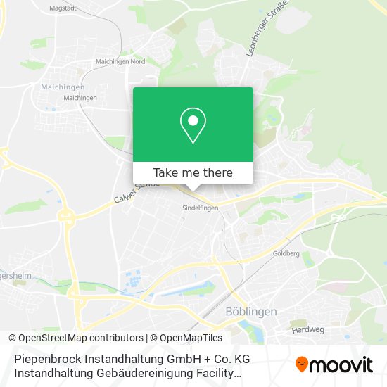 Piepenbrock Instandhaltung GmbH + Co. KG Instandhaltung Gebäudereinigung Facility Management map