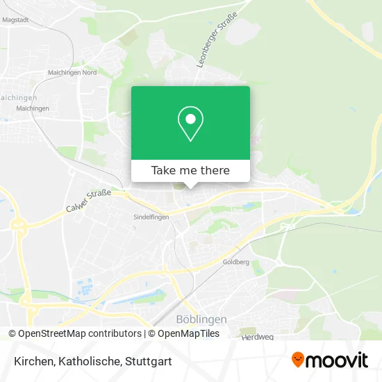 Карта Kirchen, Katholische