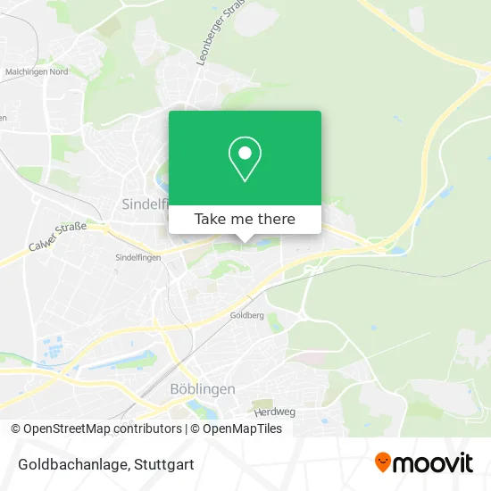 Карта Goldbachanlage