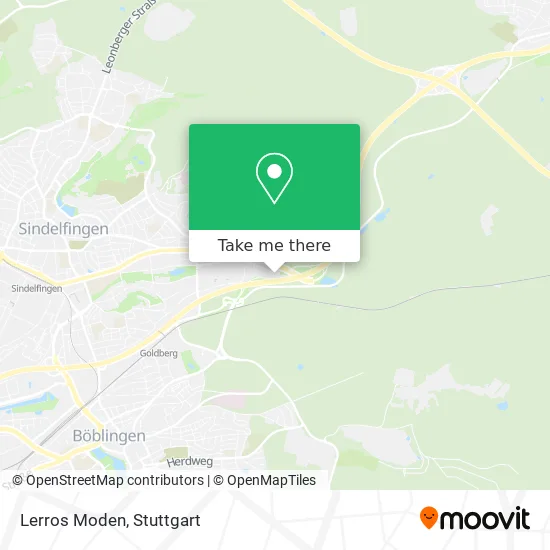 Lerros Moden map