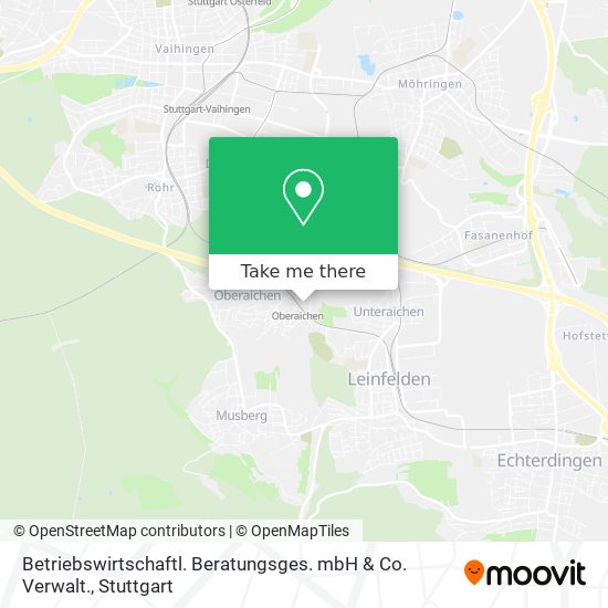 Betriebswirtschaftl. Beratungsges. mbH & Co. Verwalt. map