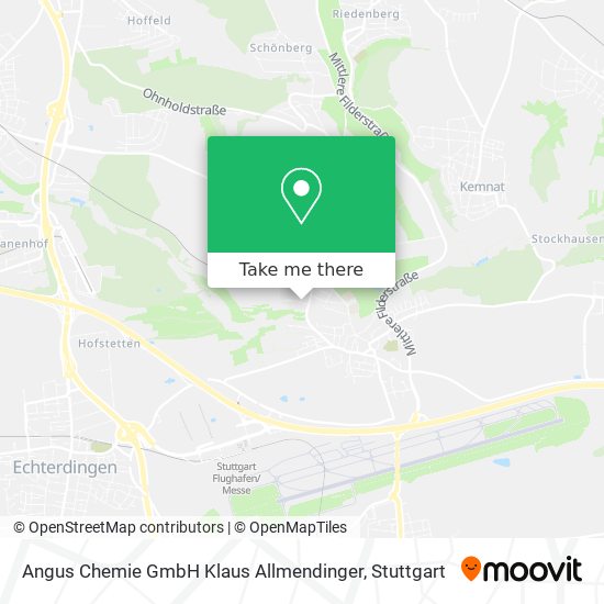 Карта Angus Chemie GmbH Klaus Allmendinger