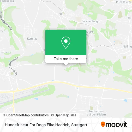 Карта Hundefriseur For Dogs Elke Hedrich