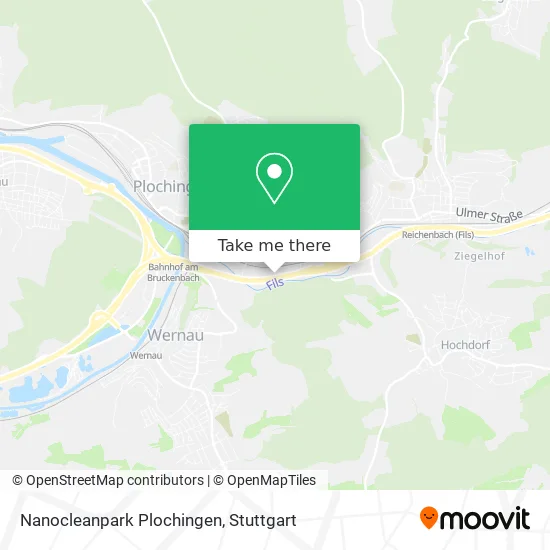 Карта Nanocleanpark Plochingen