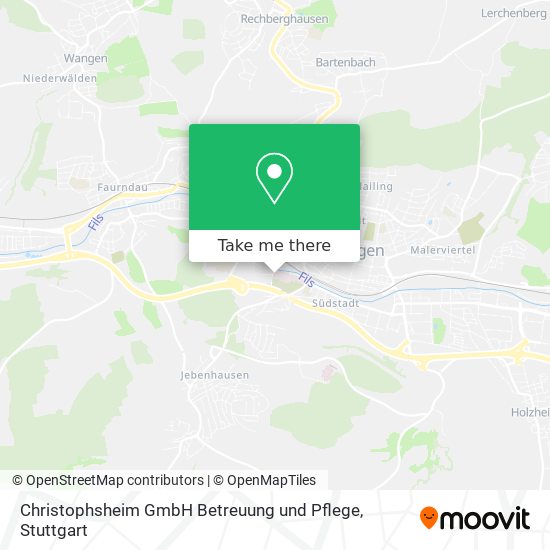 Карта Christophsheim GmbH Betreuung und Pflege