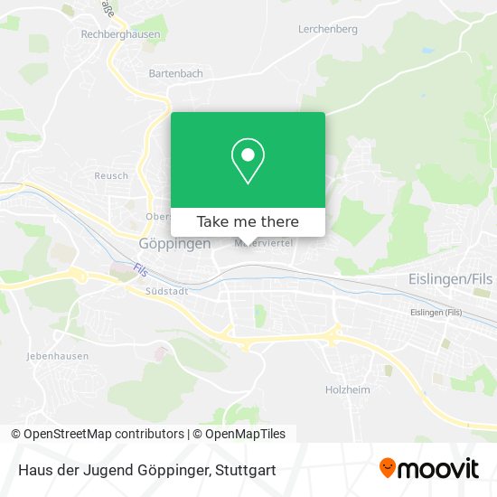 Haus der Jugend Göppinger map