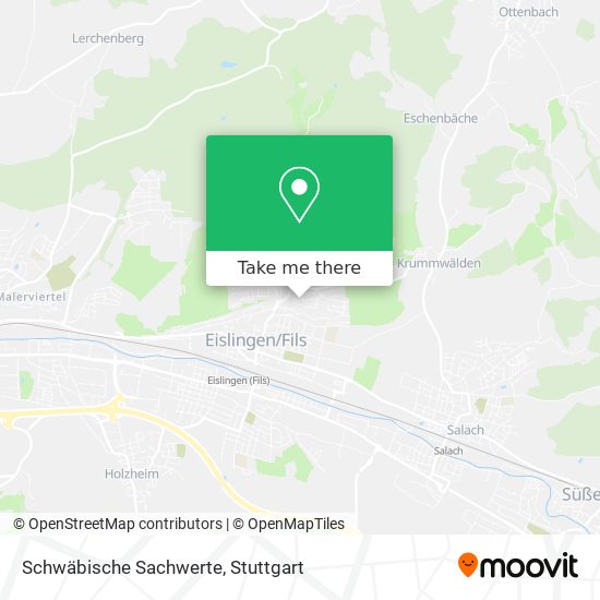 Schwäbische Sachwerte map