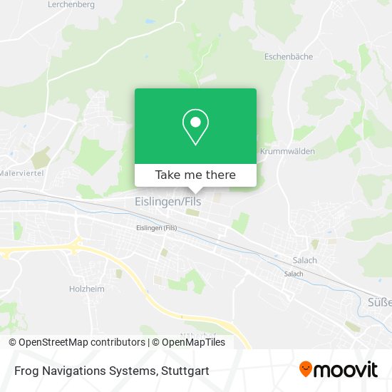 Frog Navigations Systems map