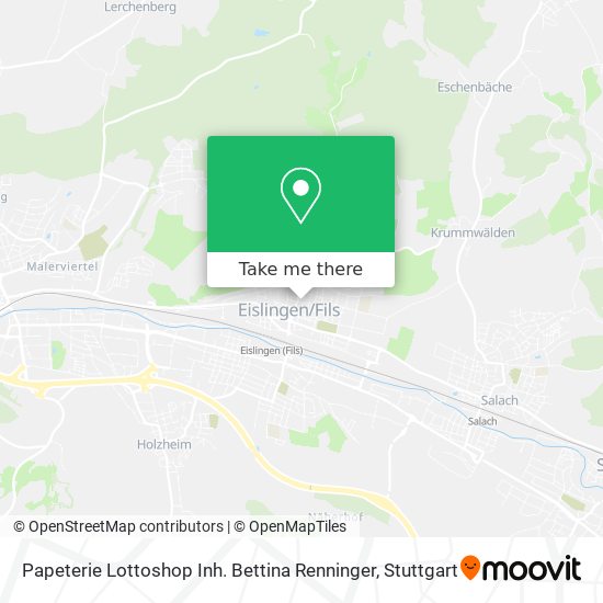 Papeterie Lottoshop Inh. Bettina Renninger map