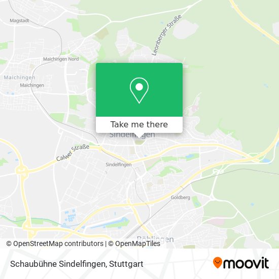 Schaubühne Sindelfingen map