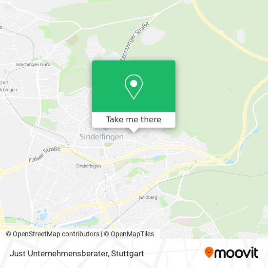 Just Unternehmensberater map