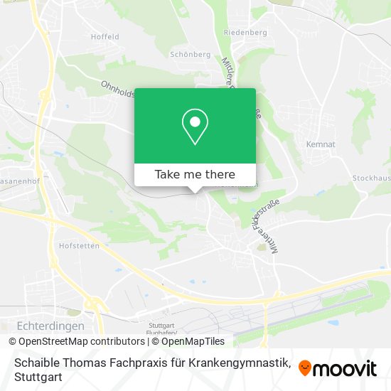 Карта Schaible Thomas Fachpraxis für Krankengymnastik