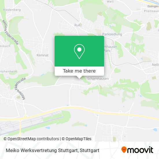 Meiko Werksvertretung Stuttgart map