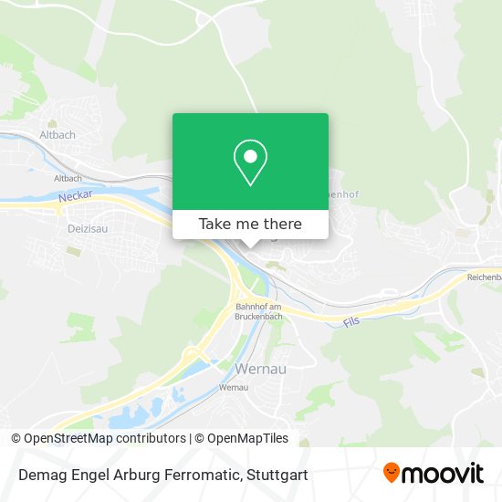 Demag Engel Arburg Ferromatic map