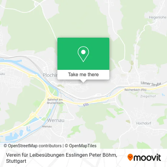 Карта Verein für Leibesübungen Esslingen Peter Böhm