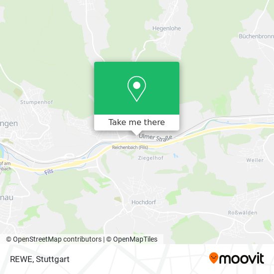 REWE map