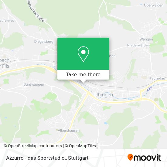Azzurro - das Sportstudio. map