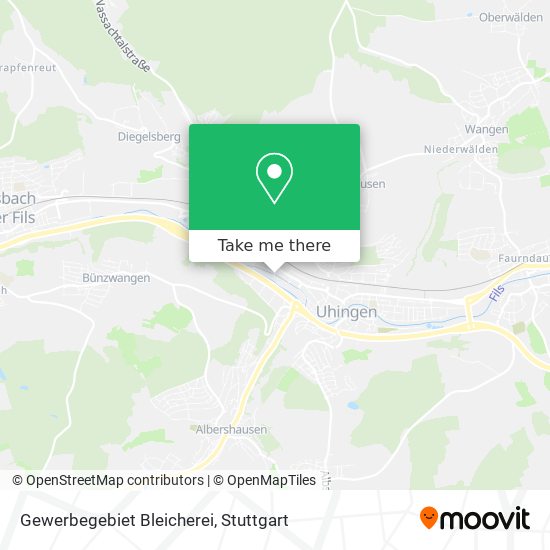 Gewerbegebiet Bleicherei map