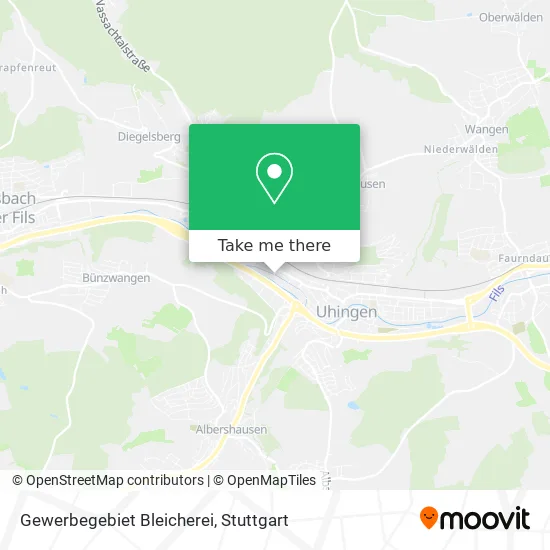 Карта Gewerbegebiet Bleicherei