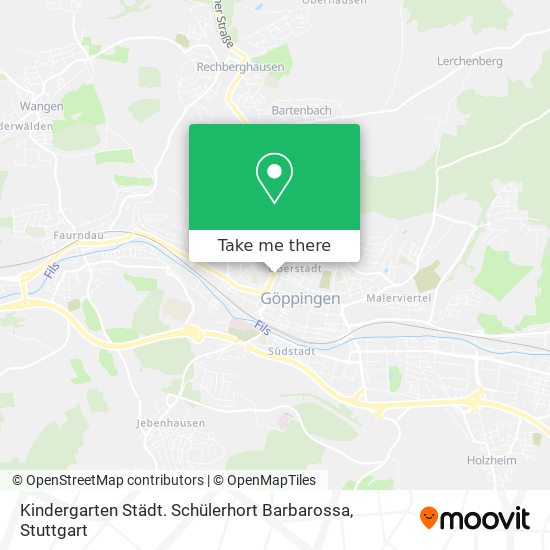 Kindergarten Städt. Schülerhort Barbarossa map