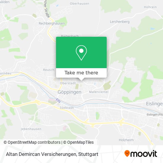 Altan Demircan Versicherungen map