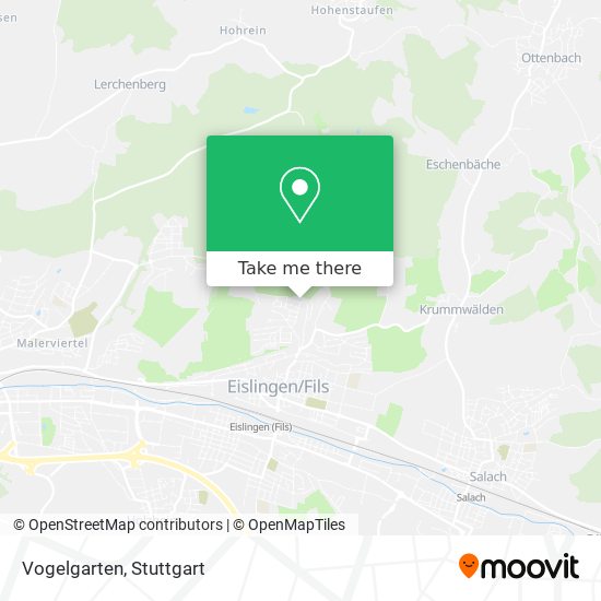 Vogelgarten map