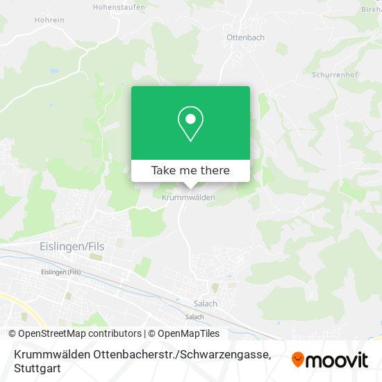 Карта Krummwälden Ottenbacherstr. / Schwarzengasse