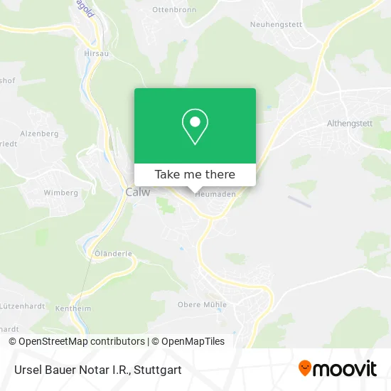 Карта Ursel Bauer Notar I.R.